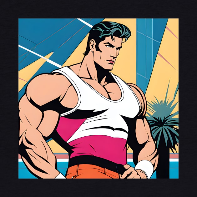 BEEFCAKE 80s Nagel Style by SNAustralia